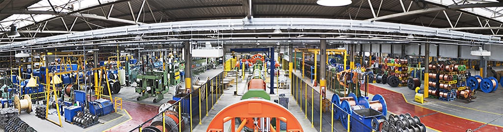Continuous investment in the UK cable manufacturer factory