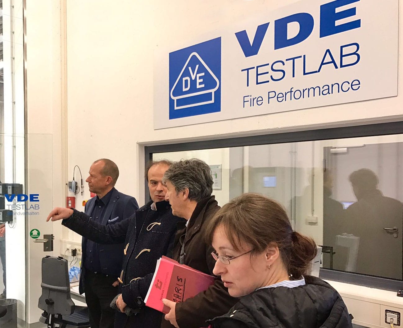 *Pictures from the VDE Lab during a visit to select the equipment