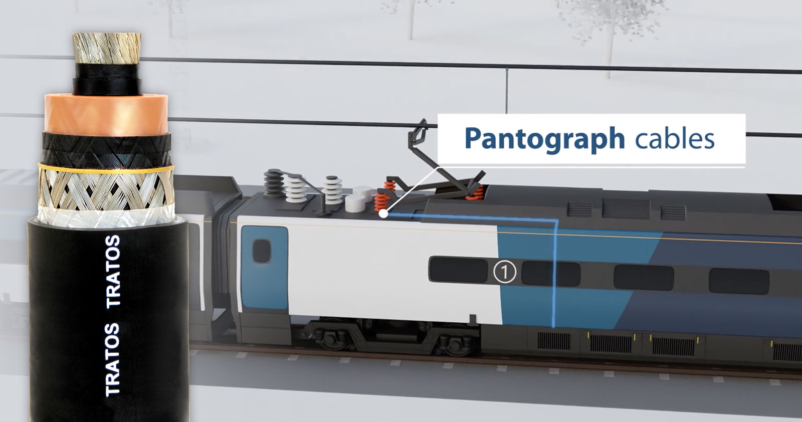 Pantograph cables - Railway Rolling Stock cables