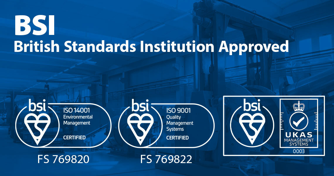 Tratos has received BSI (British Standards Institution) approval for the Environmental Policy ISO-14001 and Health & Safety management systems - certification body BSI