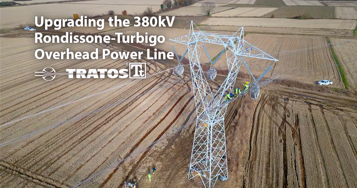 Upgrading the 380kV Rondissone-Turbigo Overhead Power Line