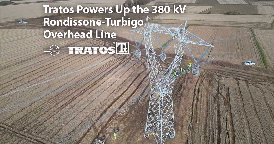 Tratos Powers Up the 380kV Rondissone-Turbigo Overhead Line Tratos OHC CFCC (Carbon Fiber Composite Conductors) – Overhead Conductor - Upgrading the 380kV Rondissone-Turbigo Overhead Power Line