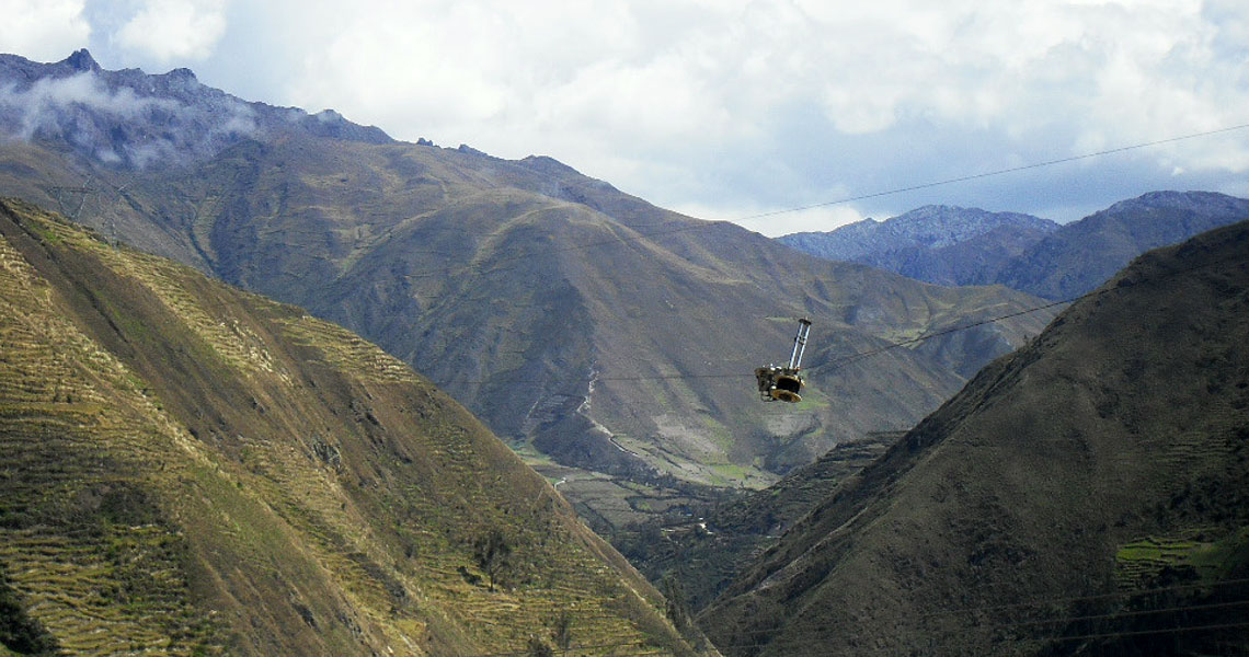 Remote Andes Mountains Ideal for SkyWrap® Solution